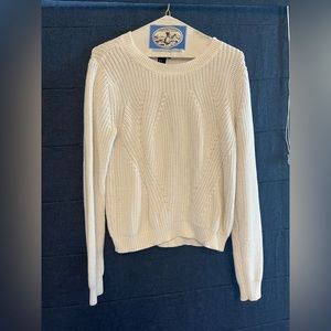 H&M white sweater in EUC